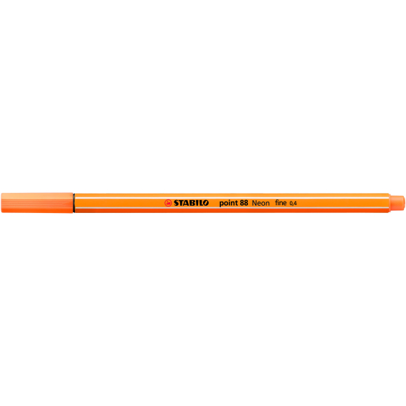 Jemný liner - STABILO point 88 - 1 ks - neonově oranžová                    