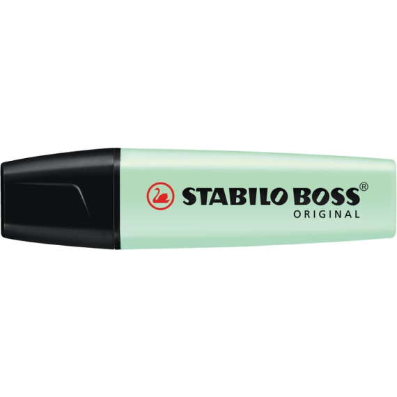 Zvýrazňovač - STABILO BOSS ORIGINAL Pastel - 1 ks - zelená                    