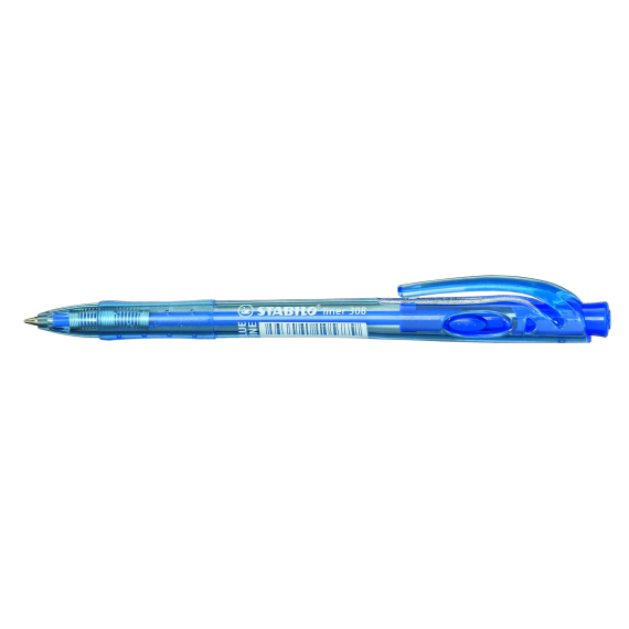 Kuličkové pero - STABILO liner - 1 ks - modrá                    