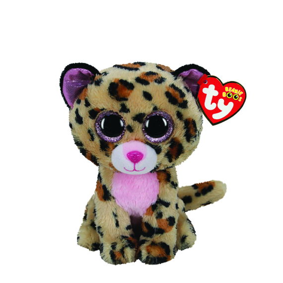 Boos Livvie, 15 cm - hnědo/růžový leopard (3)                    