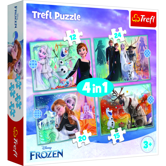 E-shop Puzzle Ledové království 4v1