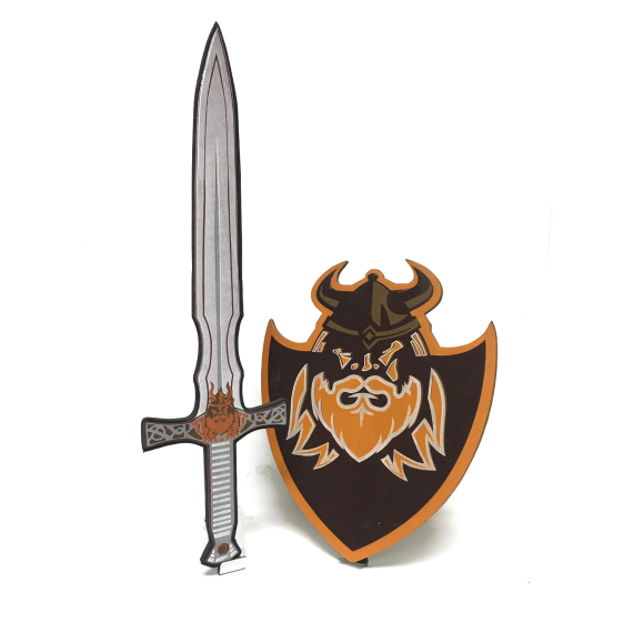 Pěnový meč a štít Viking                    