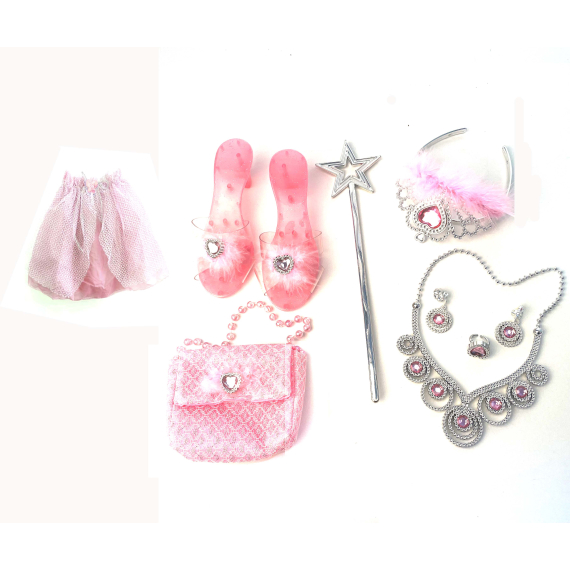 Set pro princeznu se sukýnkou a pantoflíčky                    