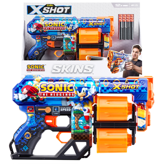 E-shop X-SHOT Skins Sonic s 12 náboji