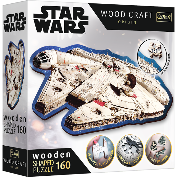 Dřevěné puzzle Star Wars 160 dílků                    