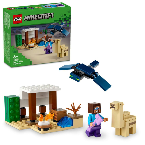 E-shop LEGO® Minecraft® 21251 Steve a výprava do pouště
