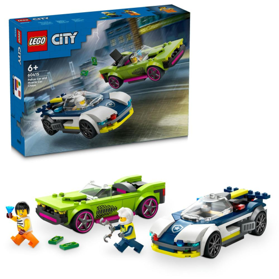 LEGO® City 60415 Honička policejního auta a sporťáku                    