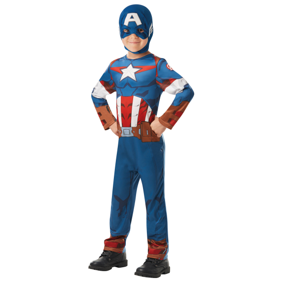 Kostým Kapitán Amerika classic, 7-8 let                    