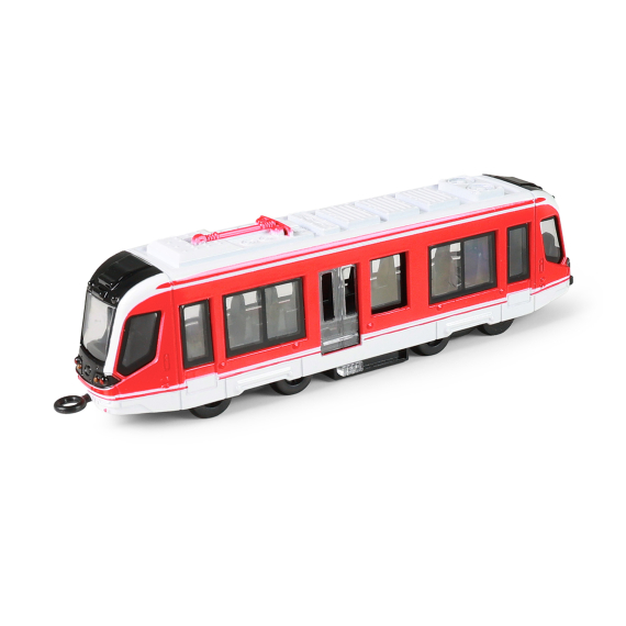 E-shop Kovová tramvaj červená 20 cm