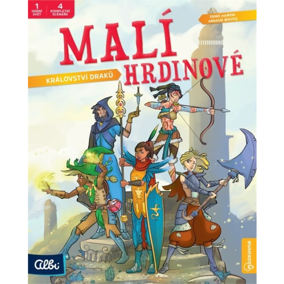 Kniha Malí hrdinové - Království draků                    