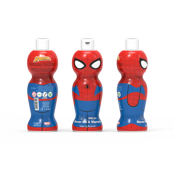 Sprchový gel a šampón 2v1 Spiderman 400ml                    