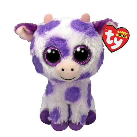 Boos Ethel, 15 cm - kráva s fialovými skvrnami                     