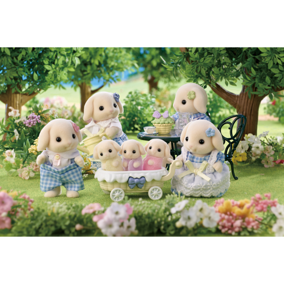 E-shop Rodina Flora králíci s trojčaty