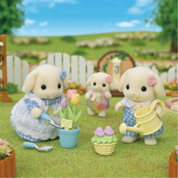 Květinový set a sourozenci Flora králíků                    