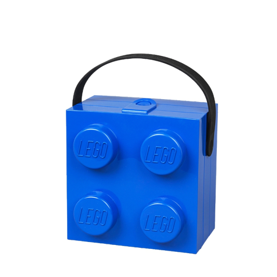 LEGO box s rukojetí - modrá                    