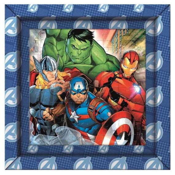 Puzzle 60 dílků + rámeček Avengers                    
