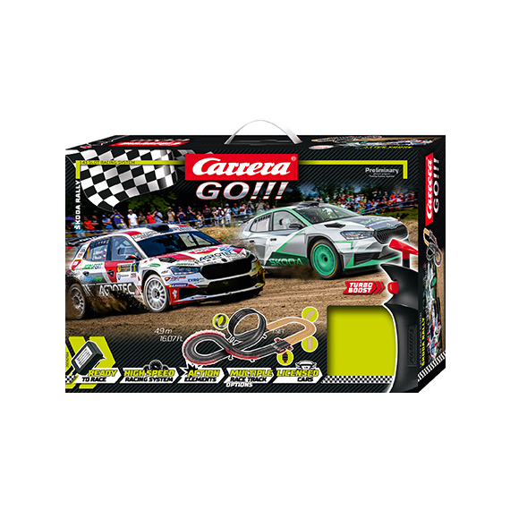 Autodráha Carrera GO 62584 Škoda Rally                    