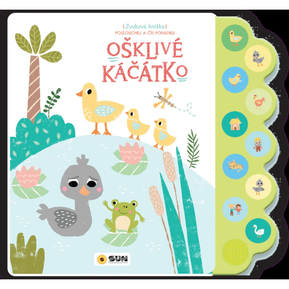 Zvuková knížka Poslouchej a čti pohádku - Ošklivé káčátko                     