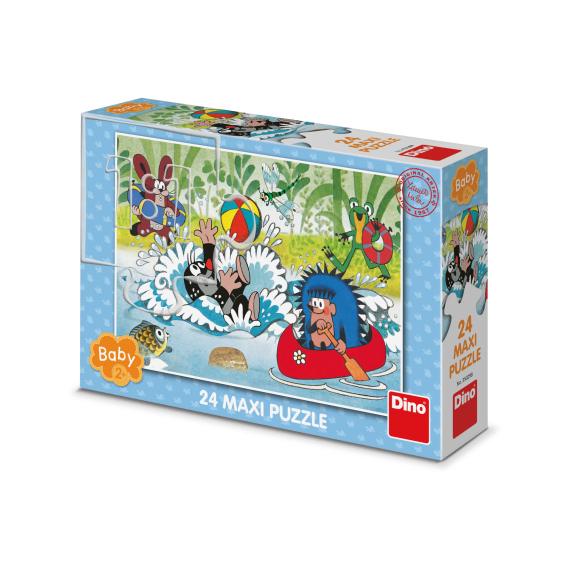 Puzzle 24 dílků maxi Krtek ve vodě                      