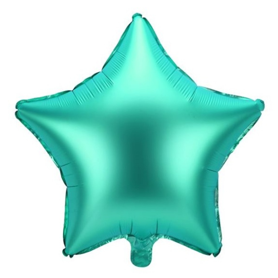 Balónek fóliový Hvězda zelená 48 cm                    