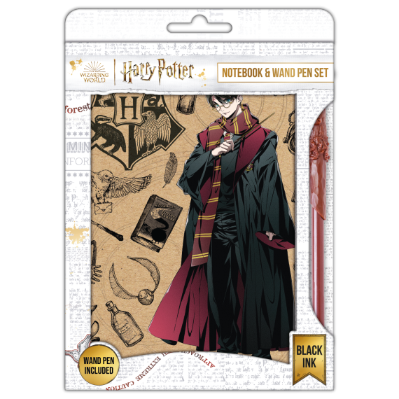 Harry Potter blok s perem (Navy &amp; Gold) DPL6                    