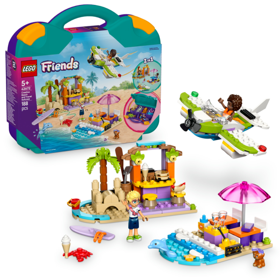 LEGO® Friends 42672 Kreativní plážový a cestovní kufřík                    