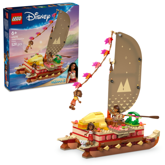 LEGO® │ Disney 43270 Vaiana a dobrodružství na kánoi                    