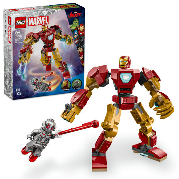 LEGO® Marvel 76307 Iron Man v robotickém obleku vs. Ultron                    