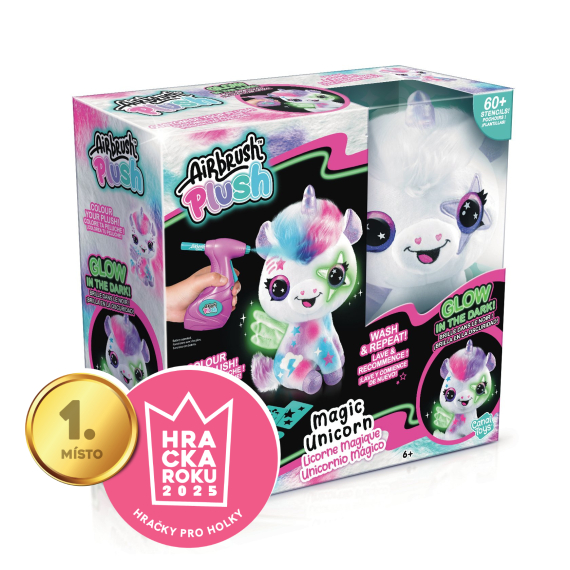 Airbrush studio – Kouzelný Jednorožec Svítící ve tmě                    