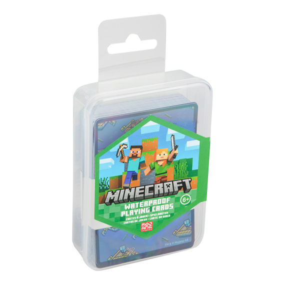 Minecraft hrací karty do vody                    