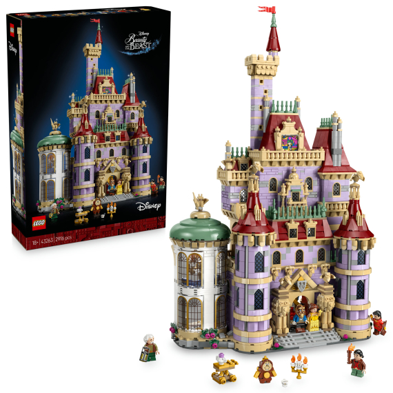 LEGO® │ Disney Princess 43263 Zámek z filmu Kráska a zvíře                    