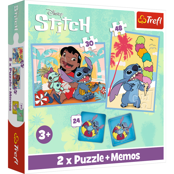 Puzzle Lilo and Stitch 2v1 + pexeso                    