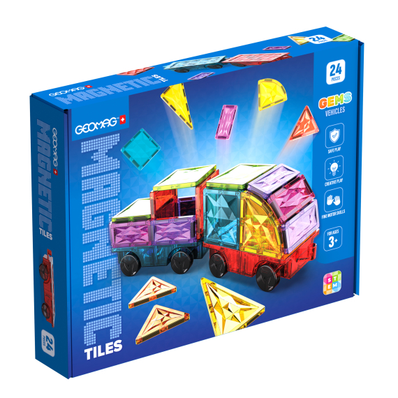 Geomag Magnetic Tiles Auta                    