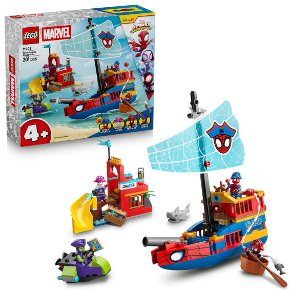 LEGO® 11208 Marvel Pirátská loď Spideyho týmu                    