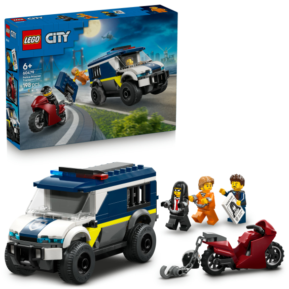 LEGO® 60479 City Policejní dodávka pro převoz vězňů                    