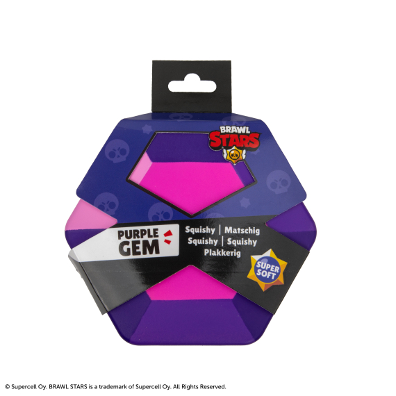 Brawl Stars Squishy Purple Gem                    