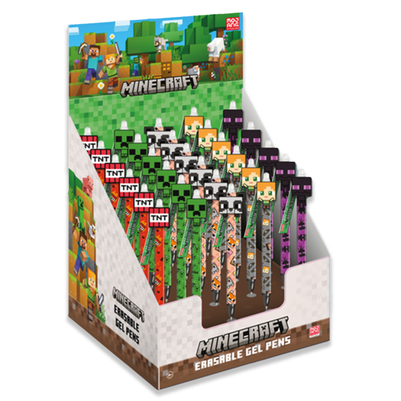 Minecraft, gumovací gelové pero DPL30                    
