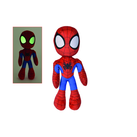 Disney Marvel plyšový Spidey 25 cm, GID                    