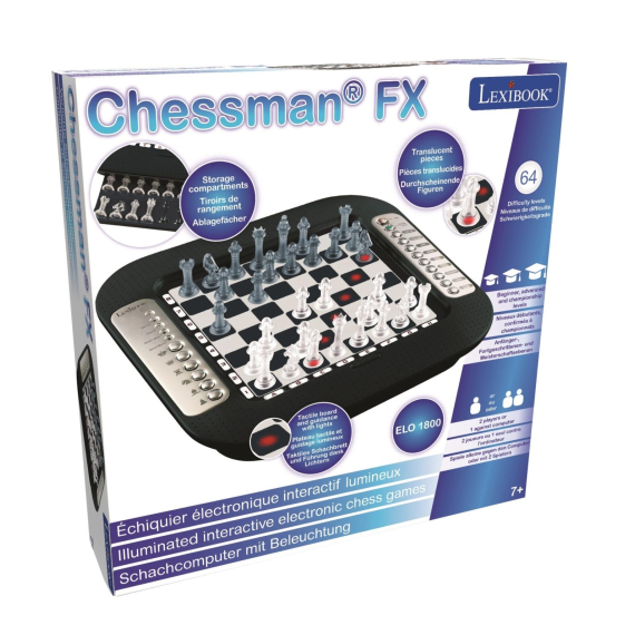 Lexibook elektronická šachová hra ChessMan FX                    