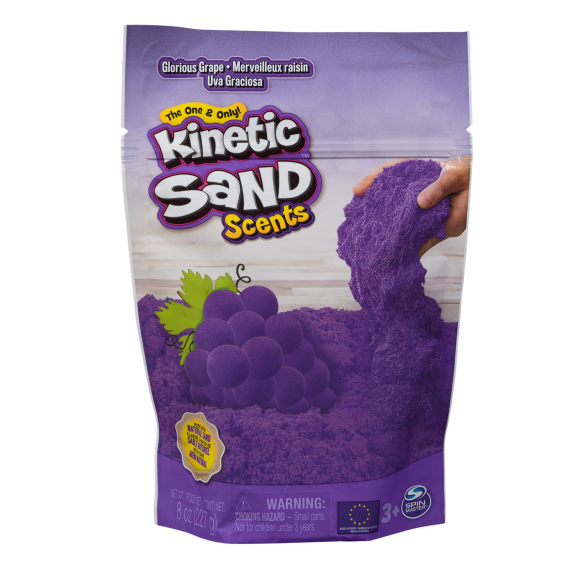 Kinetic sand balení s ovocnými vůněmi hrozny                    