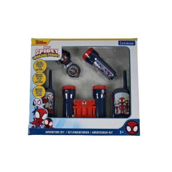 Lexibook Spidey set vysílačky, dalekohled, baterka, kompas                    