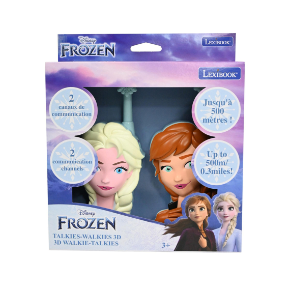 Lexibook 3D vysílačky Frozen s dosahem 500 m                     