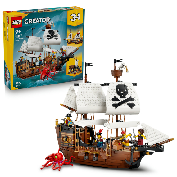 LEGO® Creator 3 v 1 31387 Kultovní pirátská loď                    