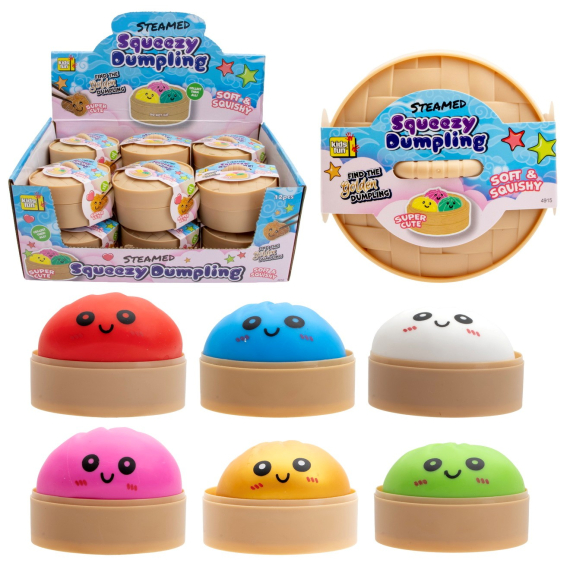Knedlíčky Bao mačkací barevné 9 cm                     