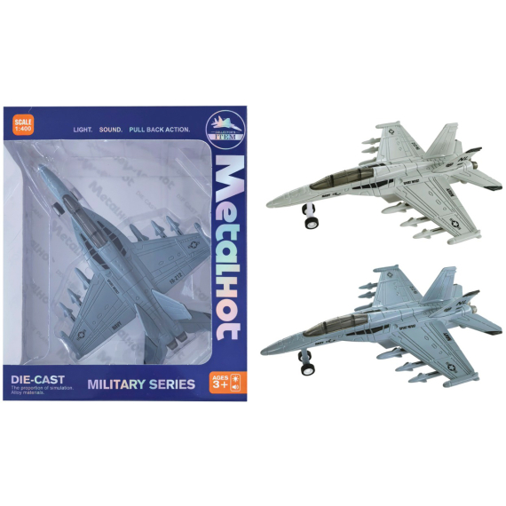 Kovový Model 1:400 Stíhačka F/A-18 Hornet - více druhů                    