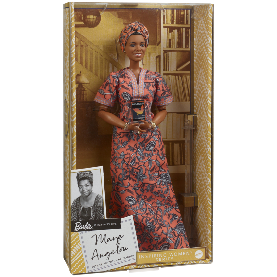 Barbie inspirující ženy Maya Angelou                    