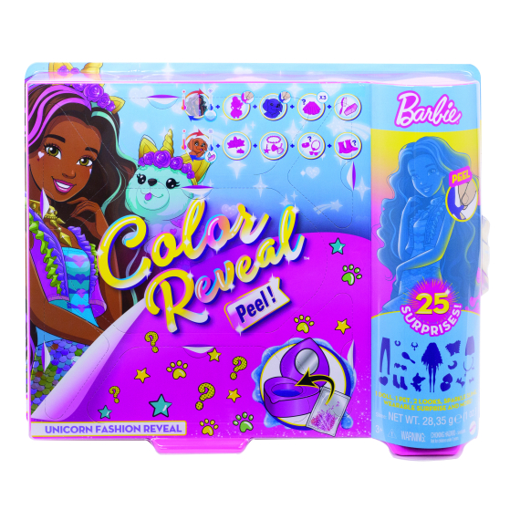 Barbie Color Reveal fantasy jednorožec                    