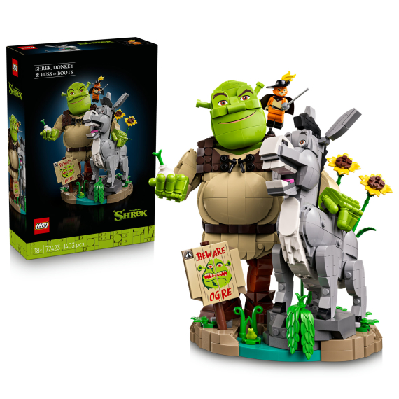 LEGO® Shrek 72423 Shrek, Oslík a Kocour v botách                    