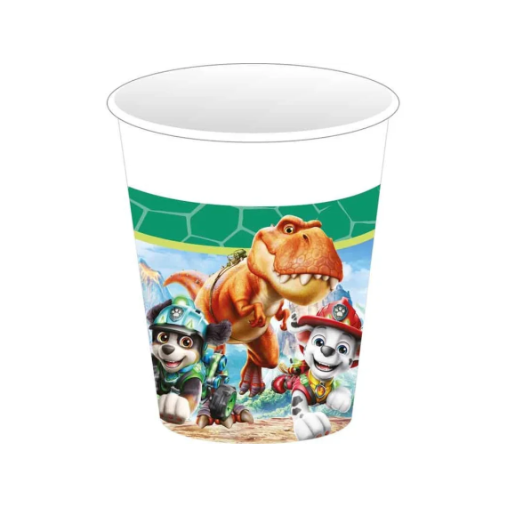 Kelímky papírové Tlapková patrola 3 Dino Movie 250 ml 8 ks                    