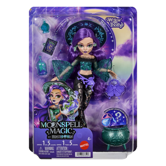 Monster High Moonspell magic Willow Thorne čarodějka panenka                    